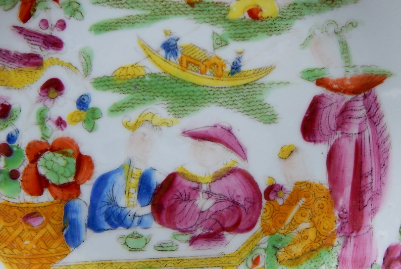 A Hilditch Polychrome Cup /& Saucer Duo