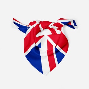 Euroscarves Sciarpa Union Jack – Morbida A Doppia Faccia, Rossa, Bianca E Blu - 3