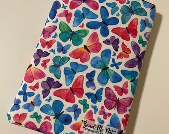 Watercolor Butterfly Book Sleeve || E-Reader Sleeve