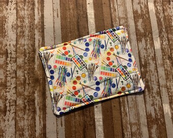 Art Class Mug Rug | Coffee Coaster
