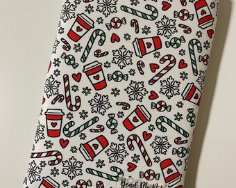 Peppermint Book Sleeve || E-Reader Sleeve