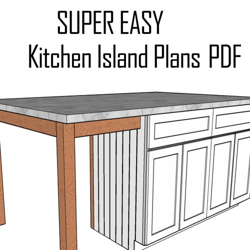Super Easy Custom Kitchen Island Plans Pdf Super Easy Custom Kitchen Island Plans, Long White Kitchen Island With Seating Plans Free Pdf