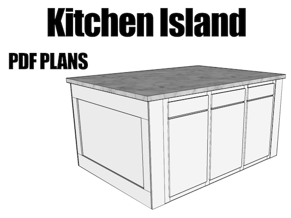 Custom Kitchen Island Easy Plans With Pictures Digital Canada Custom Kitchen Island Easy Plans With, Kitchen Island Table Plans Pdf