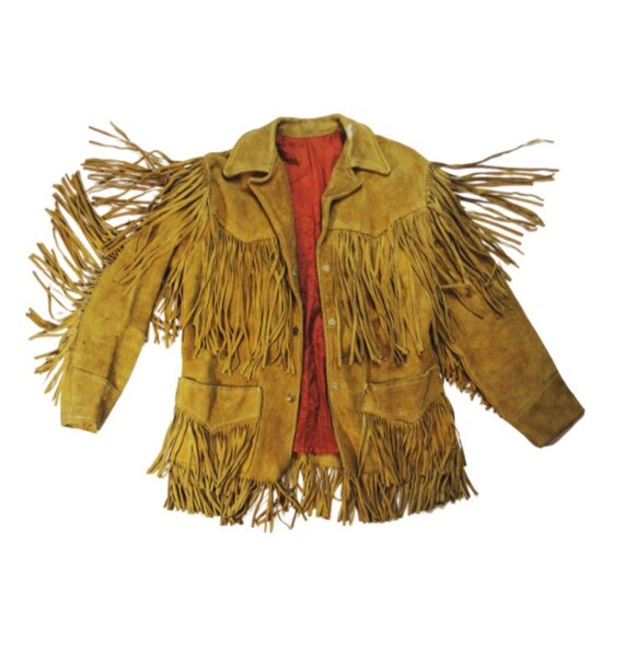 1970’s Fringe Leather Jacket • Brown Suede • Trego