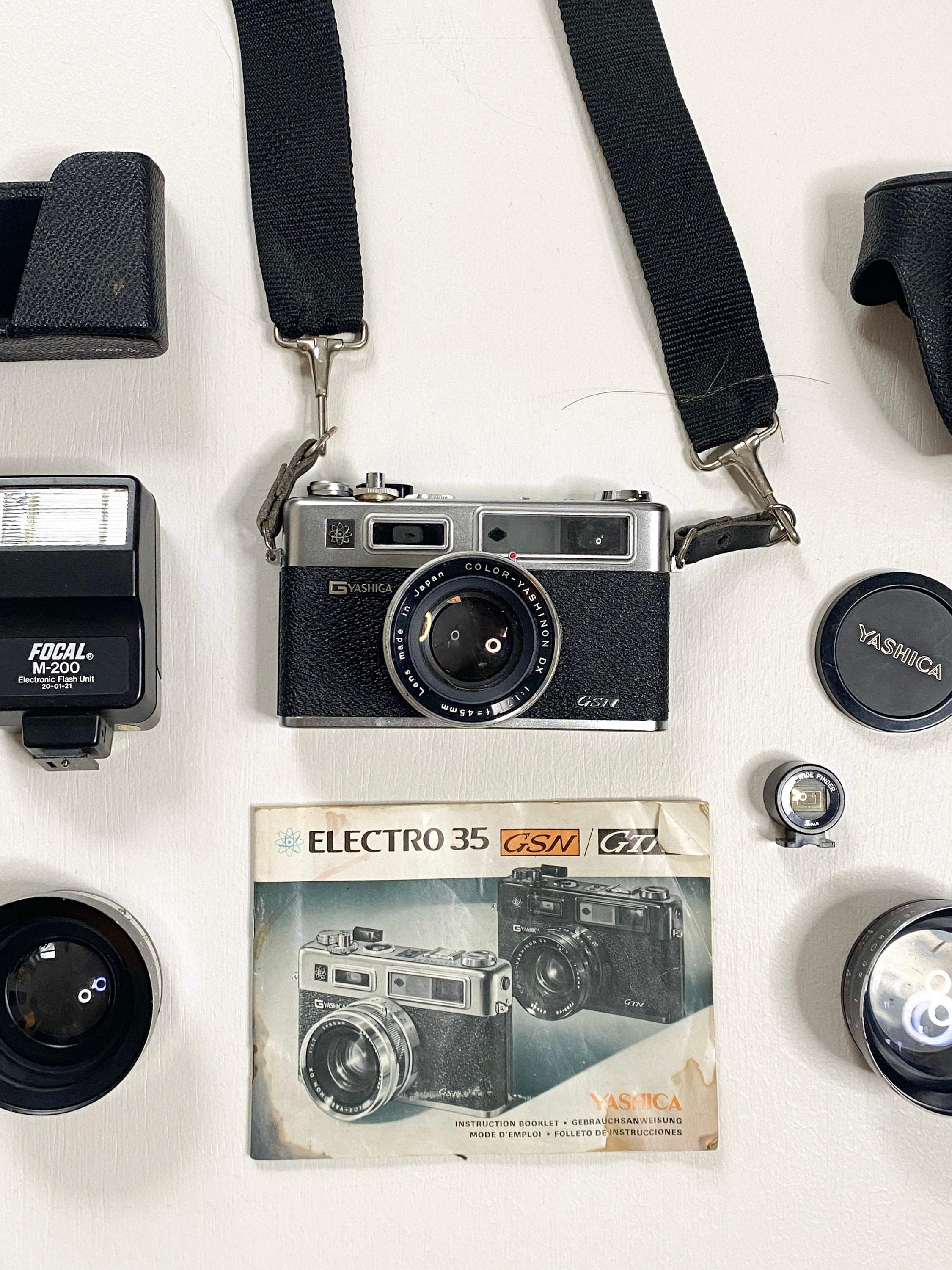 ヤシカエレクトロ35GX/CC/MCブラックセット#1 YASHICA(ヤシカ) エレクトロ35GX | 新宿の稀少中古カメラ