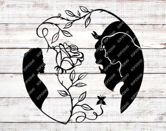 belle silhouettes etsy