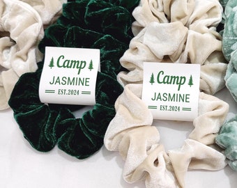 Personalized Camping bachelorette Favors, Camp Hair Don't Care, Camping Party, Mountain Bachelorette, Camplorette, Cabin Bachelorette Gifts