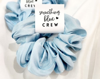 Something Blue Crew, Blue Wedding, Blue Scrunchie, Something Blue Crew Proposal, Bridesmaid Proposal Gifts, Blue Bachelorette Party Favors,
