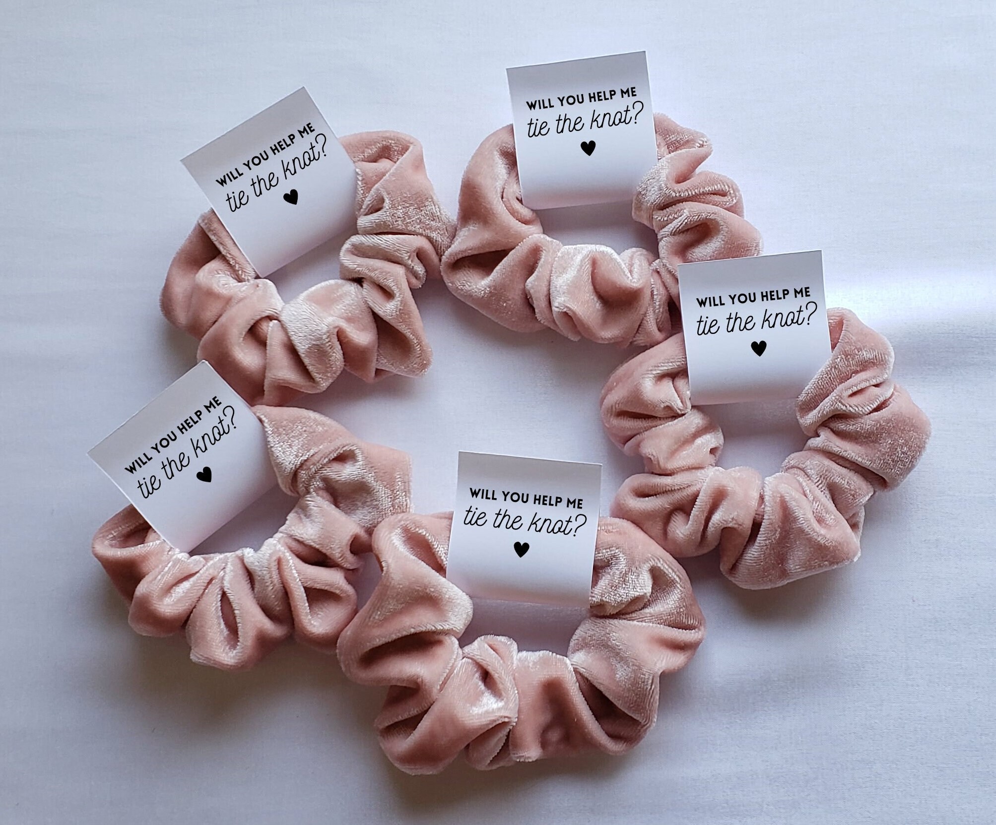 Bridesmaid Proposal Gift Bridesmaid Hair Tie Bridal Party Etsy