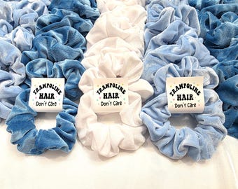 Trampoline Party Favors, Velvet Scrunchies, Jump Party, Birthday Party, Bounce Party Favors, Hair Don’t Care, Party Goodie Bag, Play Party
