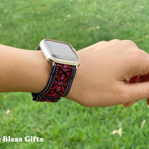 Nylon Watch Band Compatible for Apple Watch Band 41mm 40mm 38mm Comfortable Adjustable Sport Band for iWatch Series 7 Watch Band Women