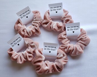 Bridesmaid Proposal Gift, Bridesmaid Hair Tie, Bridal Party Gifts, Maid Of Honor Gift, Will You Be My Bridesmaid Gift, Bridesmaid Scrunchies