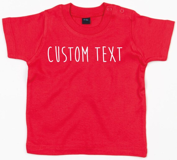 personalised baby t shirts