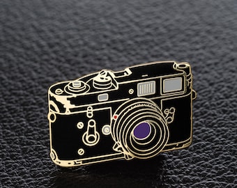 LEICA ENAMEL PIN - Film Pin, Camera Enamel Pin, Film Photography Enamel Pin, 35mm Film Pin, Camera Badge,  Photographer Gift, Lapel Pin