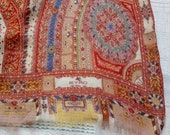Authentic Etro Milano Made in Italy Long Silk Scarf Scarves Wraps Rolled Edge Paisley Persian Motif 24 quot x 64 quot