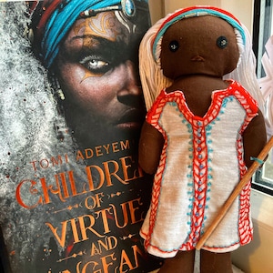 Children of Blood & Bone Zelie Book Character Rag Doll
