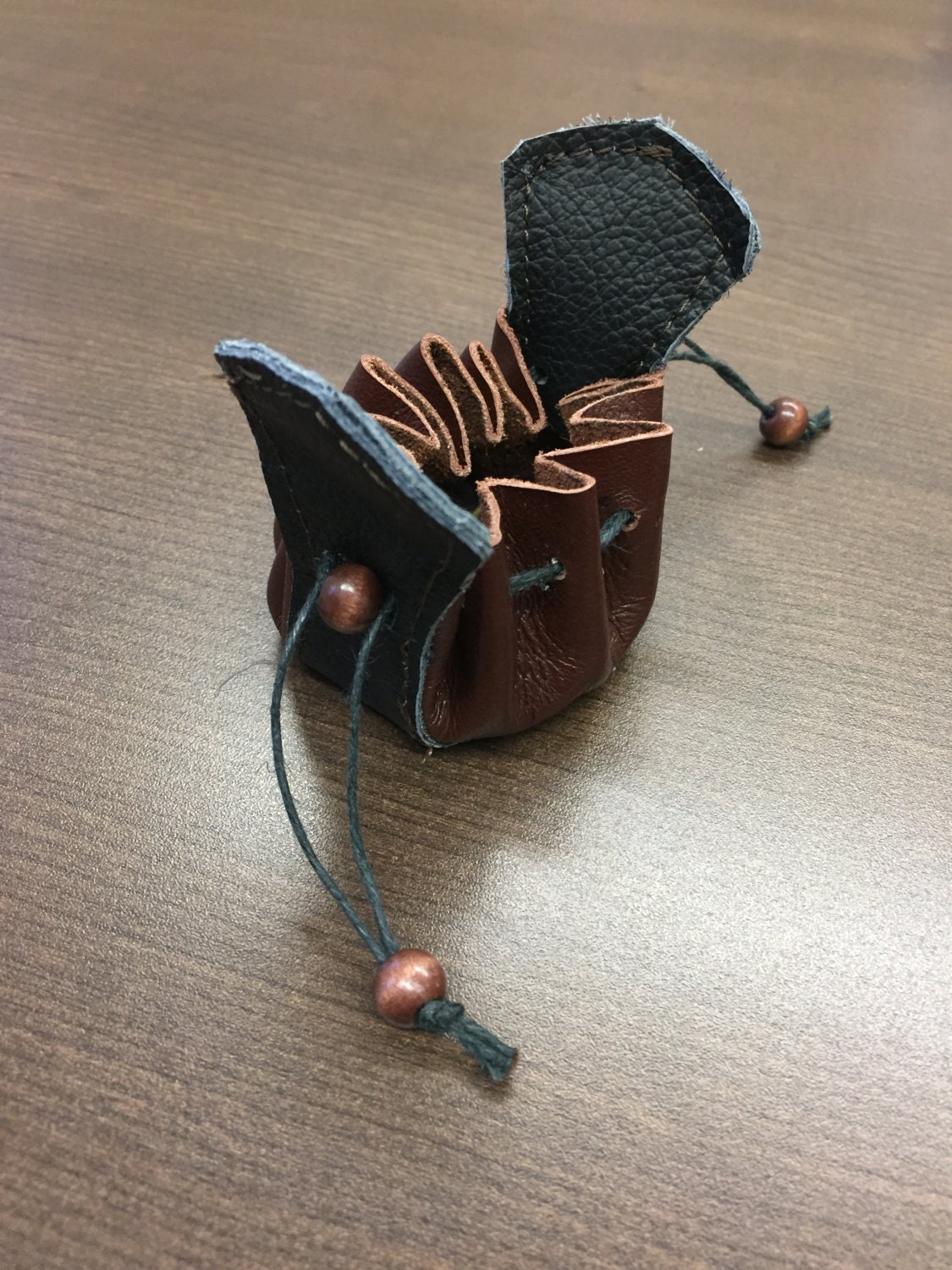 Pochette Porte-monnaie Atuvu En Cuir Souple – Noir – Fabriqué En France
