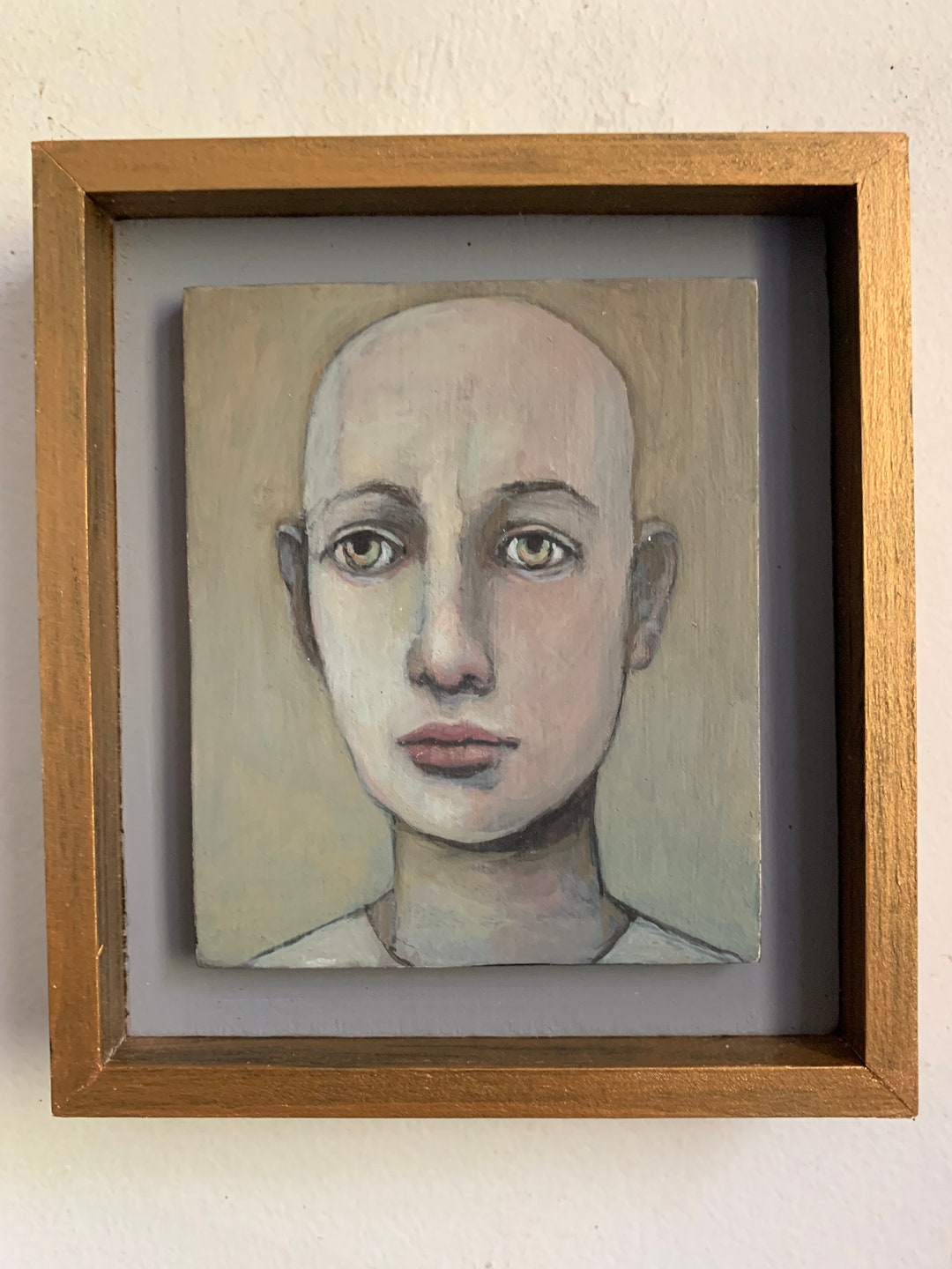World Portrait Small Small Contemporary Portrait - Etsy