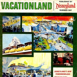 1967 Disneyland Publication &quot;Vacationland: Service-Feature Magazine&quot; (XI,No.II) Digital File