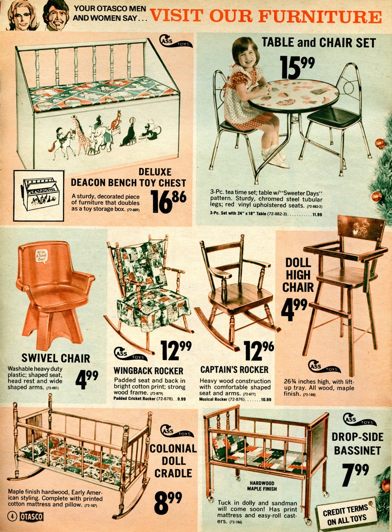 1976 Otasco Christmas Catalog Circular "at Christmas Time" Digital