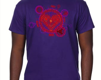 Coeur radieux T-shirt unisexe