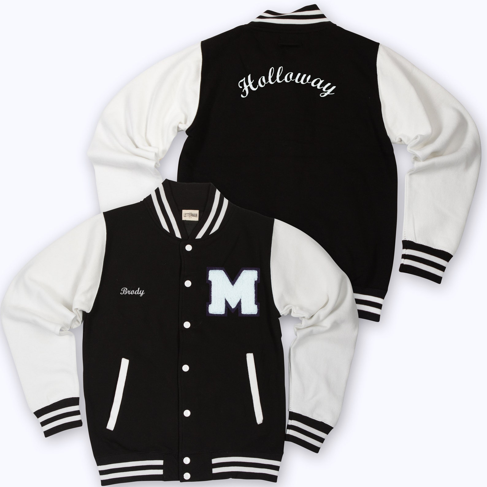 personalized varsity jacket
