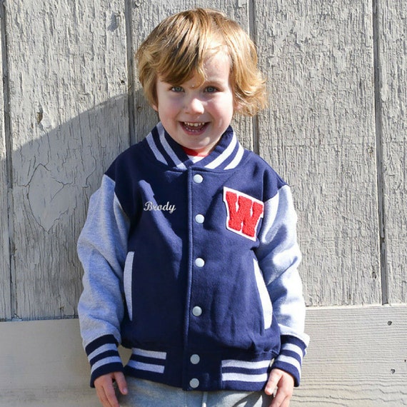 varsity jacket navy