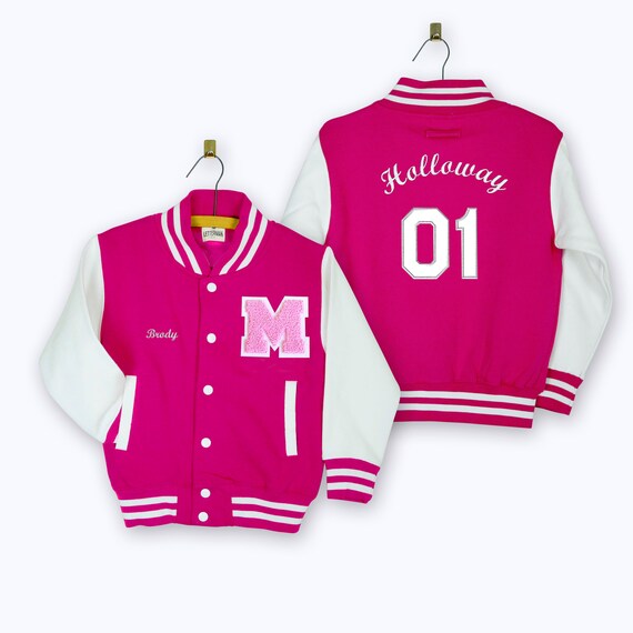 pink jersey jacket
