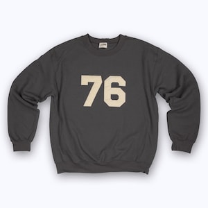 Sudadera Personalizada Fieltro Números