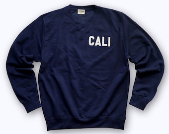 Personalized Adult Crew Neck Sweatshirt with Felt Letters