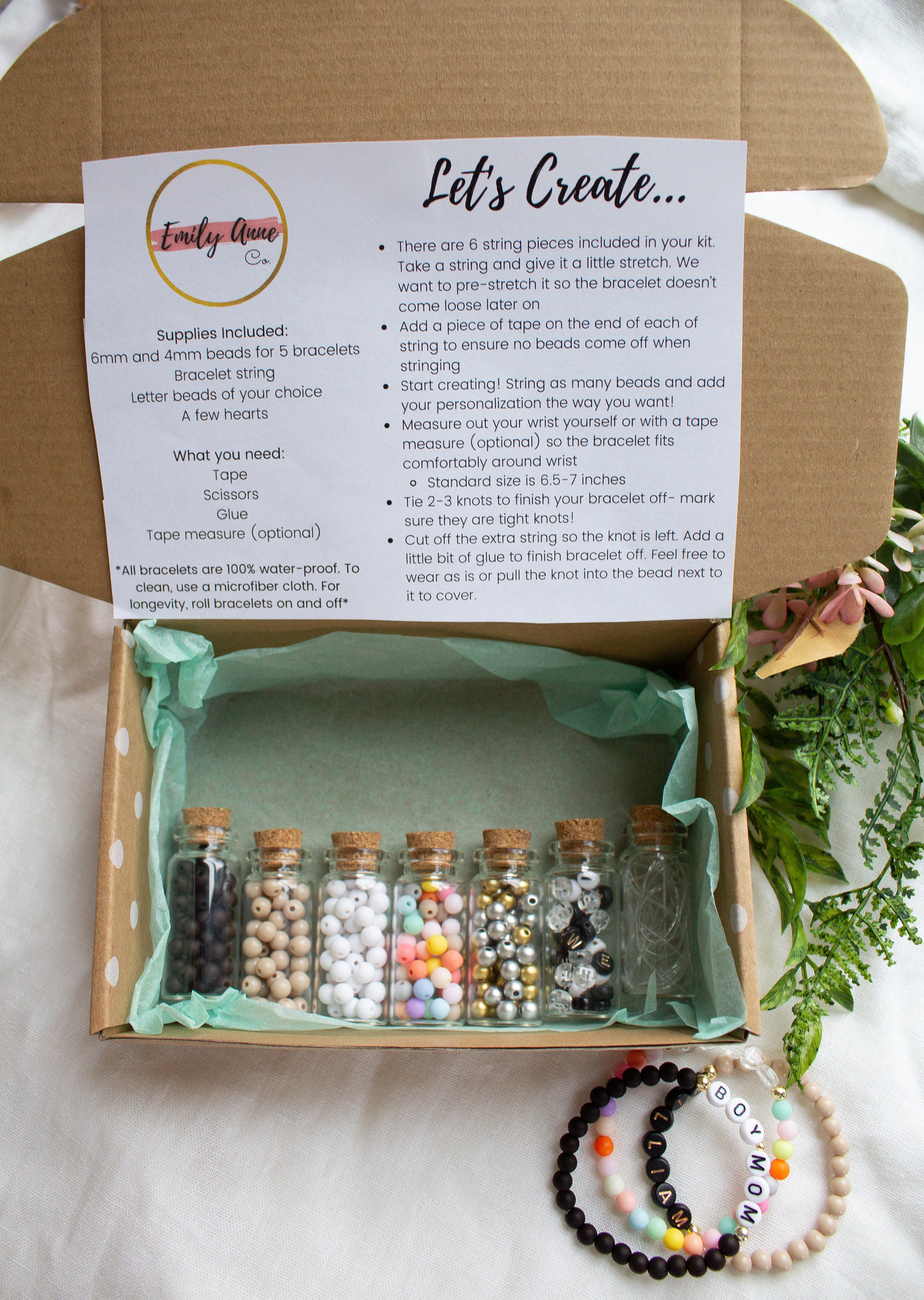 DIY Bracelet Kit, Bracelet Kit for Women, DIY Craft Kits for