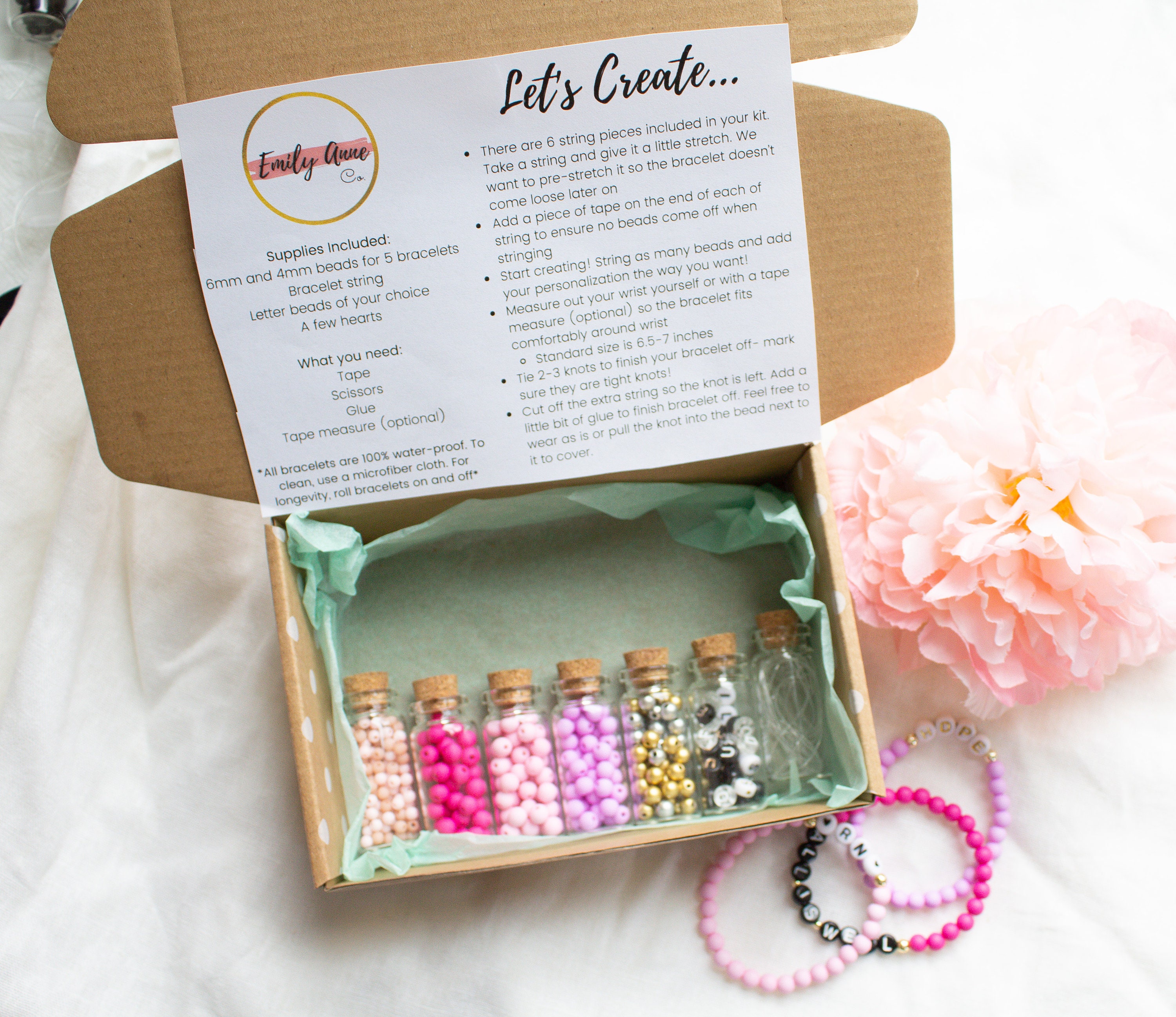 DIY Bracelet Kit, Bracelet Kit for Women, DIY Craft Kits for