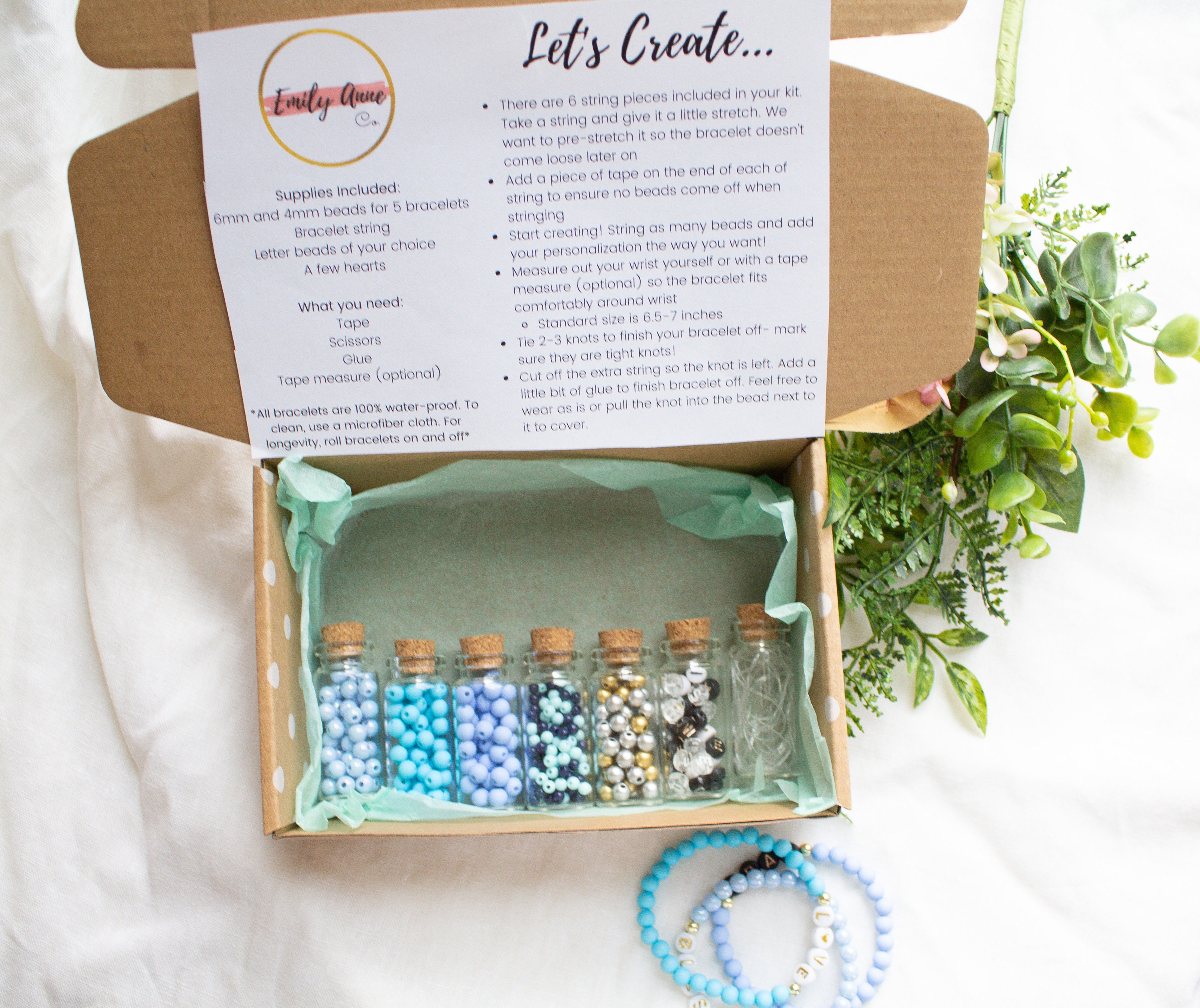 DIY Bracelet Kit, Bracelet Kit for Women, DIY Craft Kits for