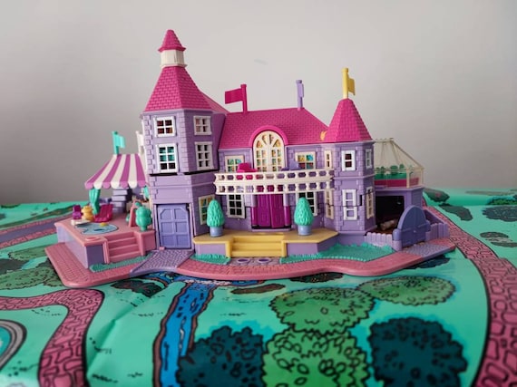 Polly Pocket Bluebird 1994 Magical Mansion manoir maison rose