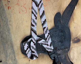 5/8” wide pink camo hat band