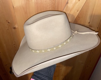 5/8” wide neutral Hatband