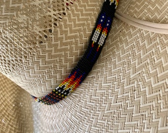 Black double arrow Hat band #54