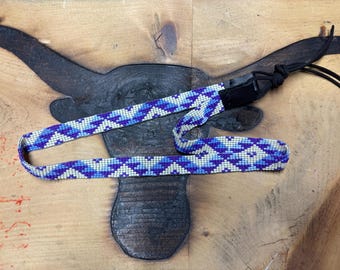 5/8” wide purple Aztec Hatband