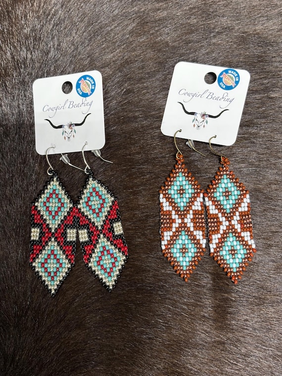 Stand Out in Style – Diamond Long Beaded Earrings