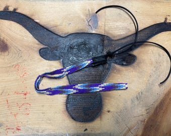 Purple hat band