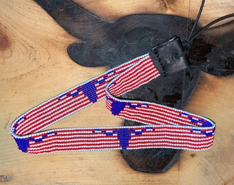 7/8” wide USA Longhorn Hatband