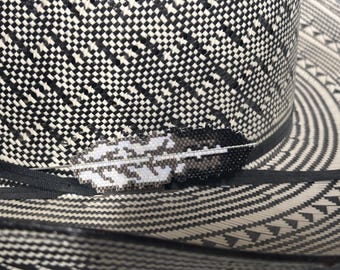 Custom feather Hand Beaded Hat Pin