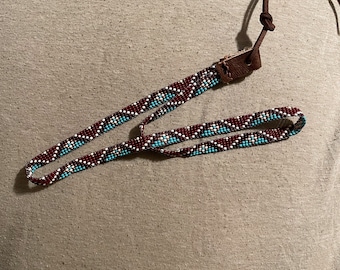 1/4” Aztec Diamond Hatband
