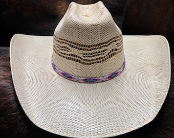 Pink and Purple Diamond hat band