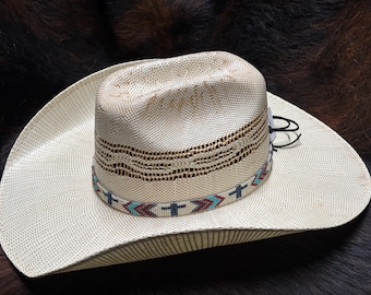 Cross  Hat Band 5/8" Wide