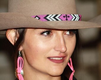 Hot Pink  Hatband 5/8" Wide