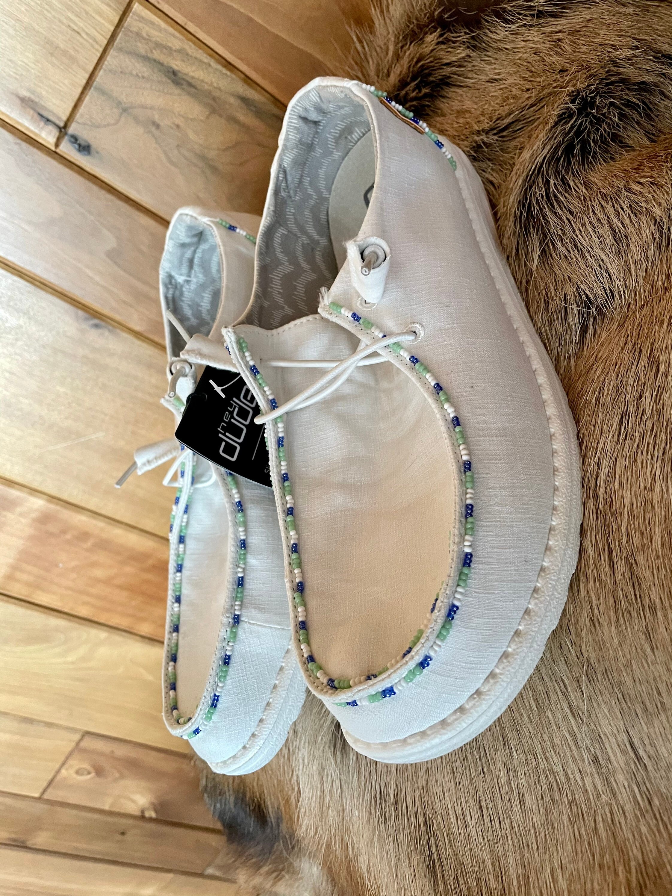 Beaded Hey Dudes Etsy