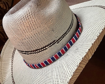 USA PROUD HATBAND 1/2" Wide