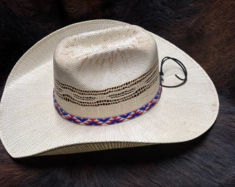 5/8” wide USA Aztec  Hatband