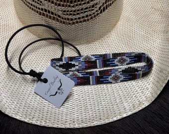1/2” wide dark blue Hatband